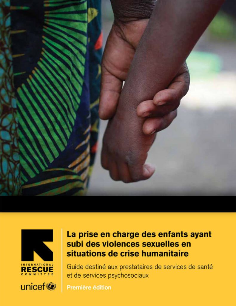 Cover of La prise en charge des enfants ayant subi des violences sexuelles en  situations de crise humanitaire